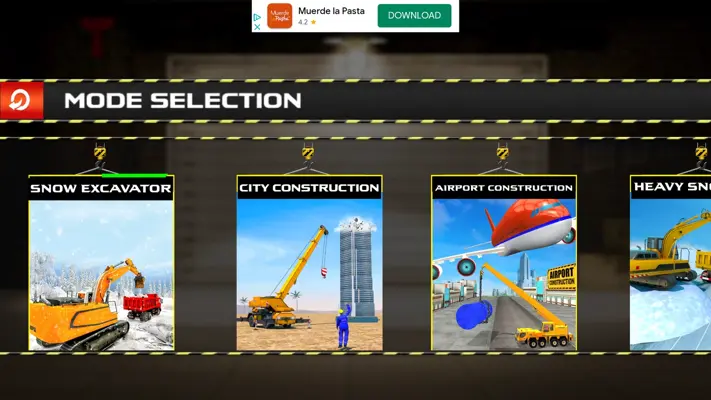 Grand Snow Excavator Simulator android App screenshot 6