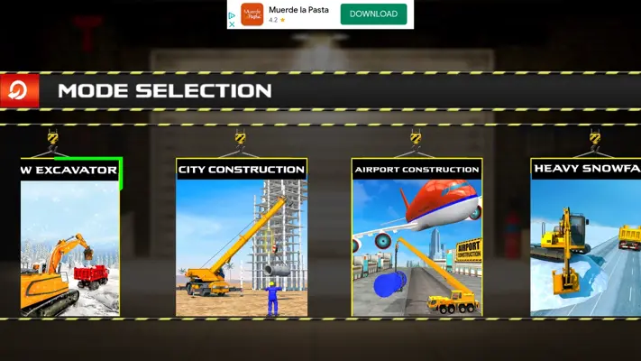 Grand Snow Excavator Simulator android App screenshot 8